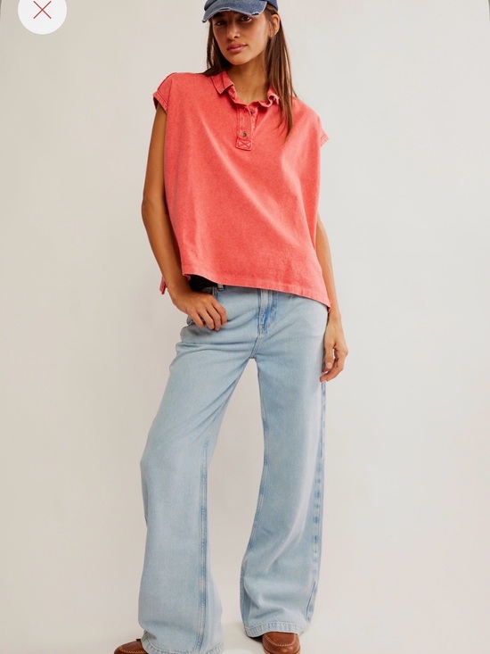 Free People Tops - Free People x We The Free Keep On Polo